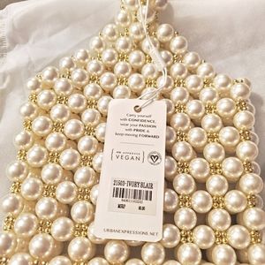 Pearl Beaded Bag by Urban Expressions